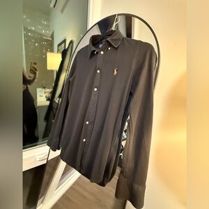 Ralph Lauren Black Knit Shirt, Women’s S